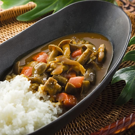 夏野菜ごろごろ雪国きのこカレー