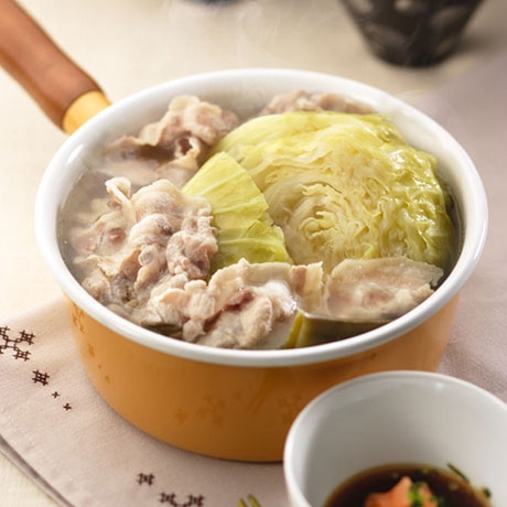キャベツと豚肉の鍋