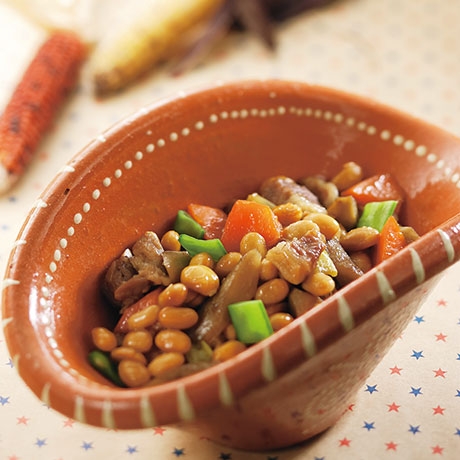 豚肉と大豆の煮込み