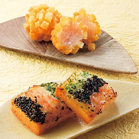 海老のすり身揚げ2種