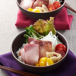 ぶりプリ丼風