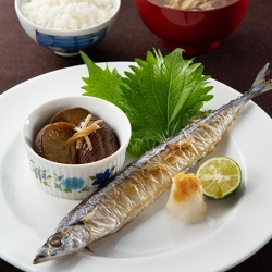塩焼きさんまの秋尽くしメニュー