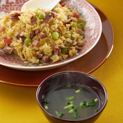 しょうがチャーハンと簡単しょうがスープ