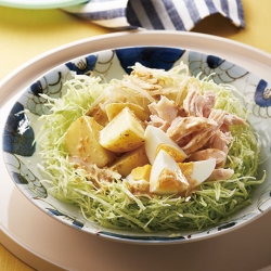 春キャベツと新じゃがのサラダ