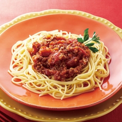 深い味わいミートソーススパゲッティ