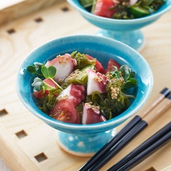 たことめかぶのサラダ