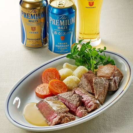 父の日 豪華!! 海と山のダブルステーキ