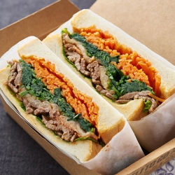 焼肉キムチのわんぱくサンド