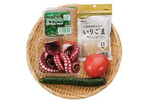 たことめかぶのサラダ