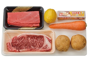 父の日 豪華!! 海と山のダブルステーキ