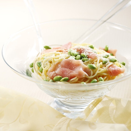 枝豆のスパゲッティ