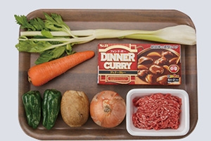 根菜たっぷりキーマカレー