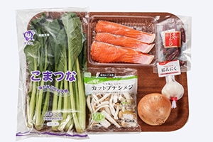 秋鮭ときのこの和風パスタ