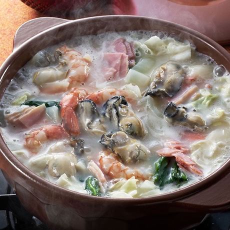 シーフードクリーミー鍋