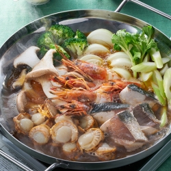 ほたてタップリ海鮮すき焼き