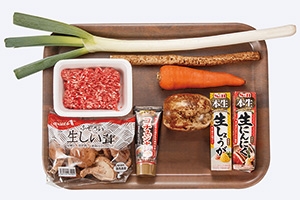 シャキシャキ肉味噌