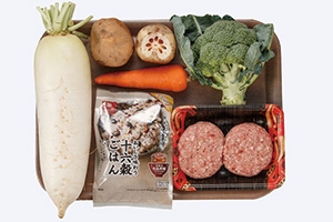 ハンバーグDE お好みワンプレートごはん