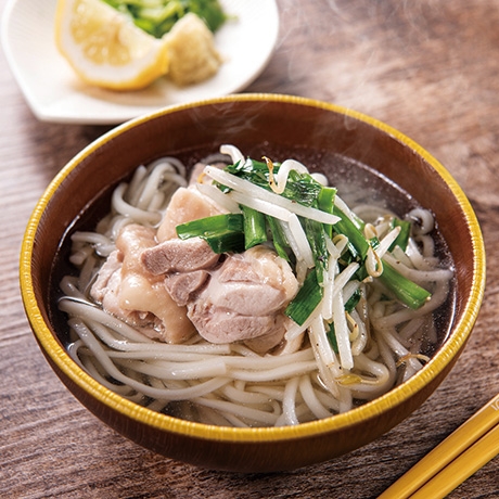 新生姜と鶏肉のフォー風うどん