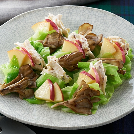 舞茸とマヨチキンのECHIGO salad