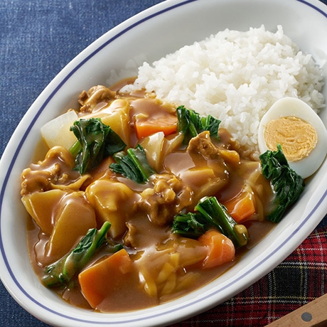 ほうれん草チーズカレー