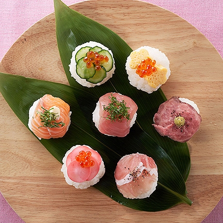 ひなまつり にぎわい手まり寿司 レシピナビ ひなまつり にぎわい手まり寿司 レシピナビ