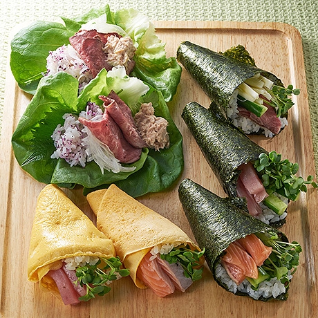 ひなまつり パーティー手巻き寿司 レシピナビ