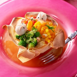 春巻きカップのイースターECHIGO salad