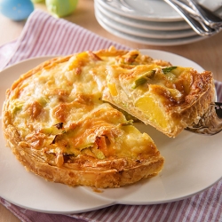 イースター 春野菜のキッシュ