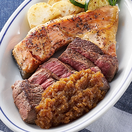 厚切りbeef Salmon かまステーキ レシピナビ