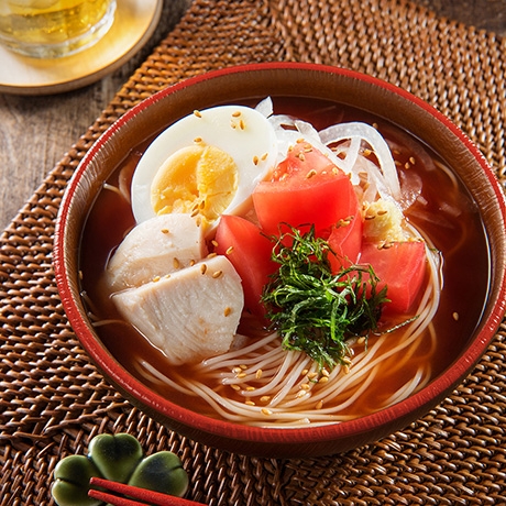 トマトのスープそうめん