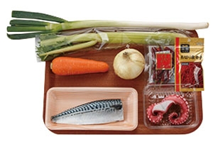 たこと塩さばの中華マリネ