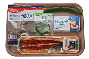 うなぎのクリームチーズ巻きすし