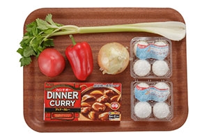 がっつりWかつのオムカレー