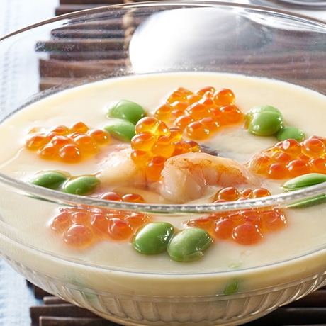 新潟茶豆の冷やし茶碗蒸し レシピナビ