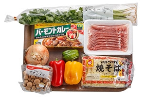 エスニック風あんかけカレー焼きそば