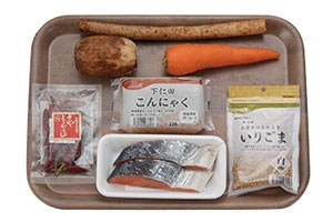 焼鮭とれんこんのきんぴら風