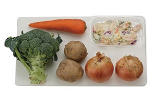 ポテサラと食べるビーフシチュー