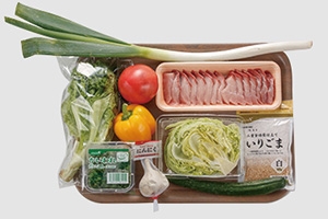 野菜と食べる ぶりのチョレギサラダ
