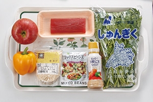 春菊とまぐろのECHIGO salad