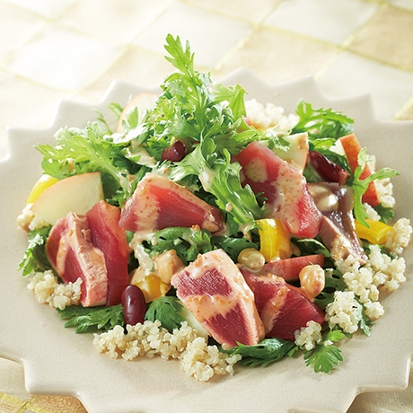 春菊とまぐろのECHIGO salad