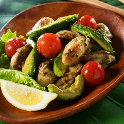 かきとアボカドのカレーソテー