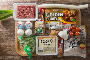 ゴロゴロ豆腐のカレー麻婆