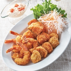 ミックスシーフードフライ~明太タルタル~