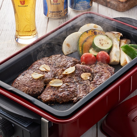 ホットプレートステーキ