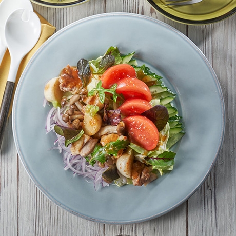 焼きかぶと春野菜のECHIGO salad