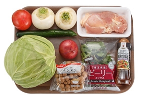 焼きかぶと春野菜のECHIGO salad