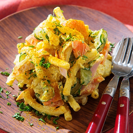 カレーポテトマカロニサラダ