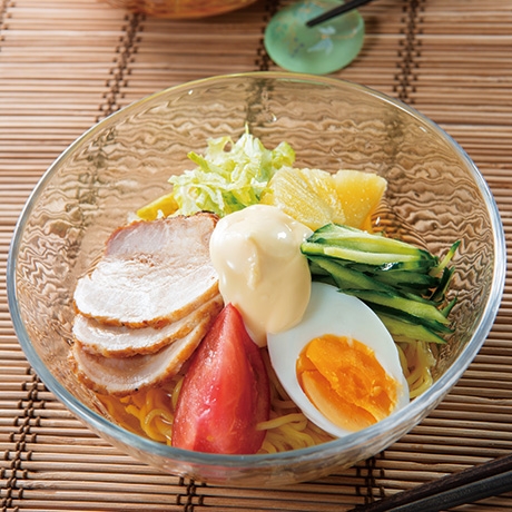 つるっと涼しい冷やしマヨサラダ麺