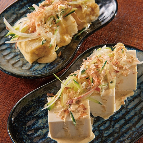 マヨぽん豆腐