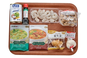 夏野菜の2種カレーつけ麺